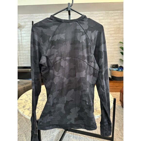Lululemon Heritage 365 Camo Multi Its Rulu Run Long Sleeve Shirt Womens Size 10 - Picture 4 of 7